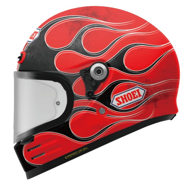 Shoei Shoei glamster 06 blast tc-1 x-small helmet